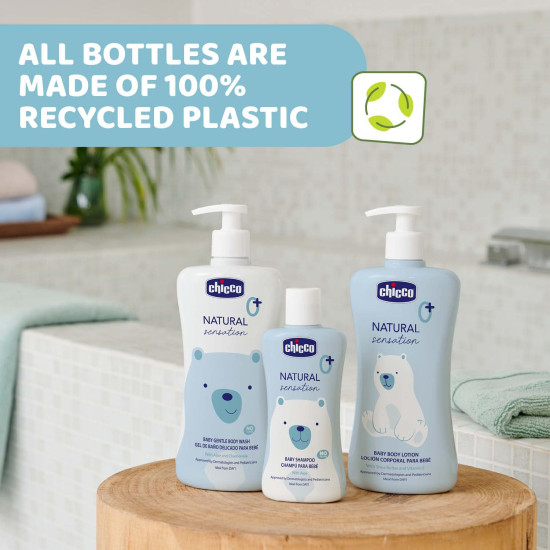 Chicco Baby Hair & Body Cleanser Natural Sensation 200ml | Body Wash and Shampoo