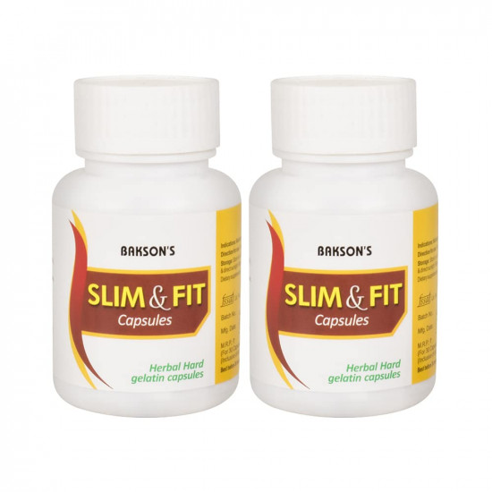 Bakson Slim & Fit Capsules-30 Capsules (Pack Of 2)