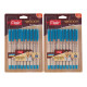 FLAIR Woody 0.7mm Ball Pen Blister Pack | Attractive Woody Design | Smooth Ink Flow System With Low-Viscosity Ink | Smudge Free Writing | Blue Ink, Pack of 20 Pens