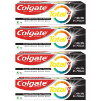Colgate Total 12 Whole Mouth Health 120g Charcoal Deep Clean Toothpaste (480g, Pack of 4) Colgate Total 12 Whole Mouth Health 120g Charcoal Deep Clean Toothpaste (480g, Pack of 4)