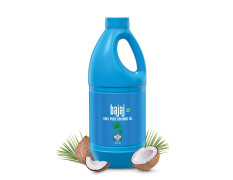 Bajaj 100% Pure Coconut Oil 900ml | Made with Premium Grade 1 Quality Coconuts