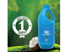 Bajaj 100% Pure Coconut Oil 900ml | Made with Premium Grade 1 Quality Coconuts