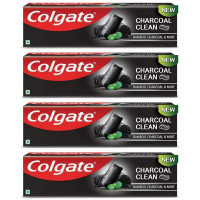 Colgate Total Charcoal Clean 120g Bamboo Charcoal & Mint Toothpaste (480g, Pack of 4) - Detoxifying & Freshening Colgate Total Charcoal Clean 120g Bamboo Charcoal & Mint Toothpaste (480g, Pack of 4) - Detoxifying & Freshening