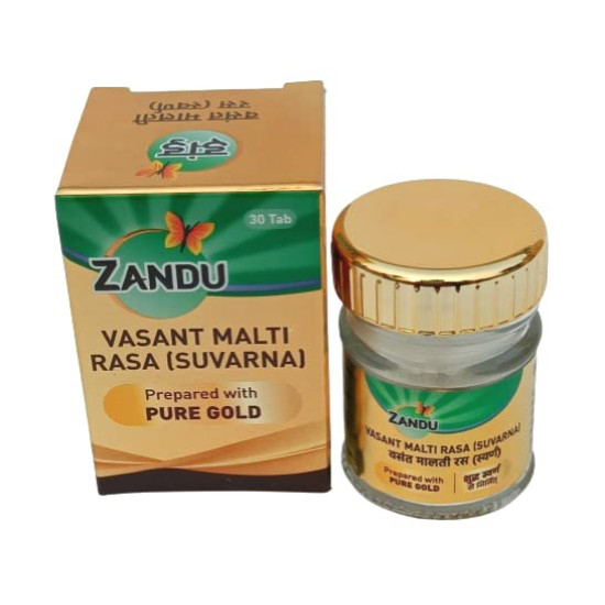 Zandu Basant Malati Rasa with Gold 30 tab