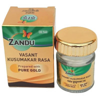 Zandu Basant Kusumakar Rasa Suvarna Yukt (with Gold) 30 tab
