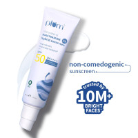 Plum SPF 50 PA++++ Sunscreen with 2% Niacinamide & Rice Water | In-Vivo Tested | Lightweight, No White Cast | Broad Spectrum UVA/UVB protection | Brightens Skin, Reduces Tan | Oily & Dry Skin | 50g