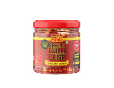 MasterChow Limited Edition Chilli Garlic Crisp | Spicy, Crunchy, Garlicky Flavor | Made with Sichuan Peppercorns, Crunchy Garlic & Red Chillies | Eat with Momos, Pizza, Noodles