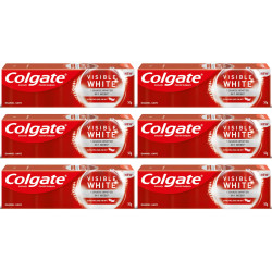 Colgate Visible White Sparkling Mint 50g Toothpaste (300g, Pack of 6, 50g each)