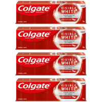 Colgate Visible White Sparkling Mint 50g Toothpaste - Pack of 4 for Whiter Teeth Colgate Visible White Sparkling Mint 50g Toothpaste - Pack of 4 for Whiter Teeth