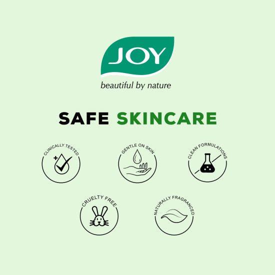 Joy Hydrating Aloe Vera Face Wash for Summers | Controls Excess Oil & Removes Dirt 150ml | Non Drying, Cooling Gel Face Wash