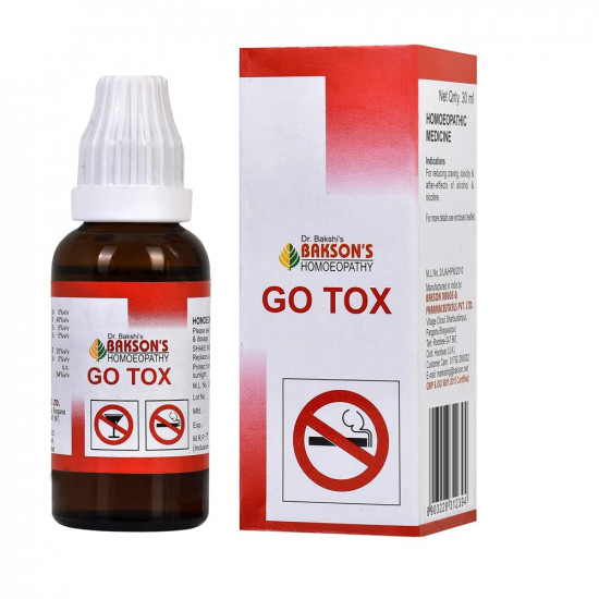 Dr. Bakshi's BAKSON'S HOMOEOPATHY Go Tox Drops 30 ml_Pack Of 2