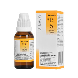 Dr. Bakshi's BAKSON'S HOMOEOPATHY # B 5 Gold Drops (30 ml)
