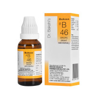 Dr. Bakshi's BAKSON'S HOMOEOPATHY # B 46 Right Abdominal Drops (30 ml)