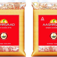 Unique Aashirvaad Shudh Chakki Atta 2 kg (Pack of 2) Unique