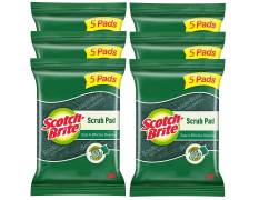 Scotch-Brite Scrub 5 Pad (Green) || Pack of 6