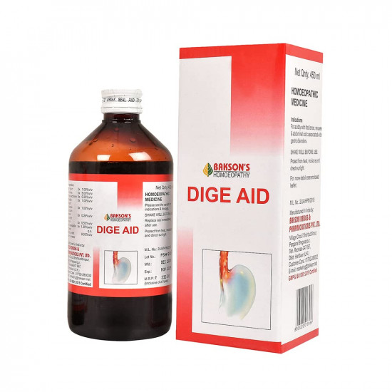 Dr. Bakshi's BAKSON'S HOMOEOPATHY Dige Aid Syrup (450ml)