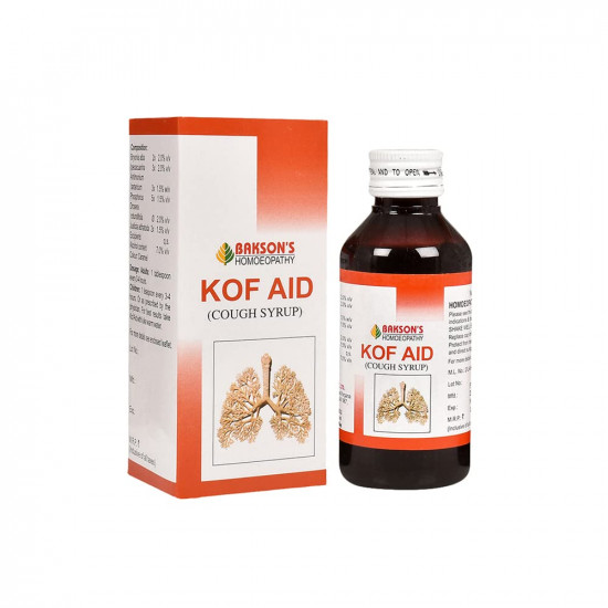 Bakson's Homoeopathy Kof Aid Syrup 60ml_Pack of 2
