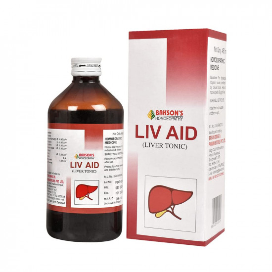 Dr. Bakshi's BAKSON'S HOMOEOPATHY Homoeopathy Liv Aid Syrup (450ml)