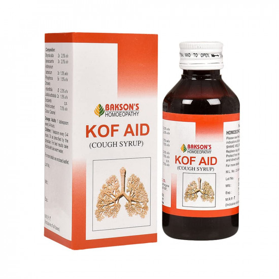 Dr. Bakshi's BAKSON'S HOMOEOPATHY Kof Aid Syrup 115ml_Pack of 2