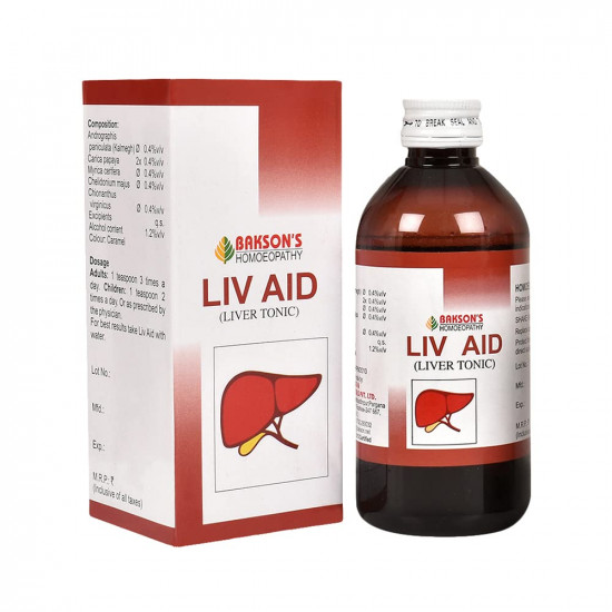 Dr. Bakshi's BAKSON'S HOMOEOPATHY Liv Aid Syrup (200ml)