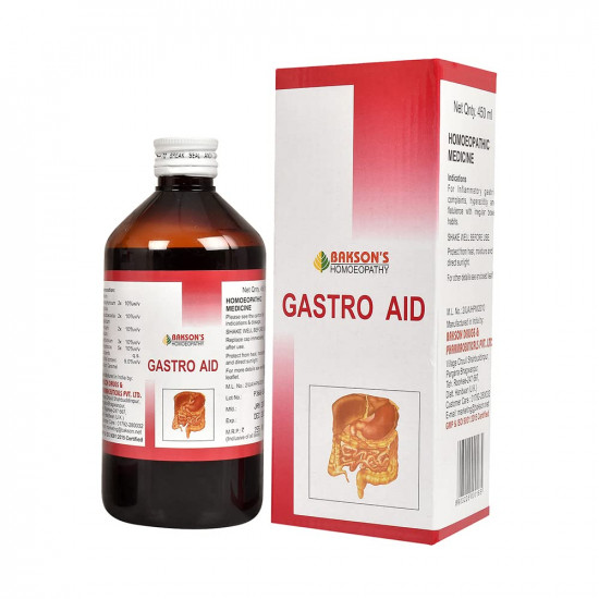 Dr. Bakshi's BAKSON'S HOMOEOPATHY Gastro Aid Syrup (450ml)