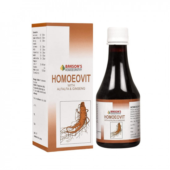 Dr. Bakshi's BAKSON'S HOMOEOPATHY Homoeovit Syrup (225ml)