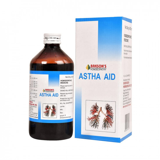 Dr. Bakshi's BAKSON'S HOMOEOPATHY Astha Aid Syrup (450ml)