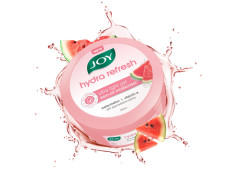 Joy Hydra Refresh Ultra-Light Oil-Free Gel Moisturizer with Watermelon & Vitamin E for Face & Body (250ml) | Quick-Absorbing, Non-Sticky Hydration for Oily & Normal Skin
