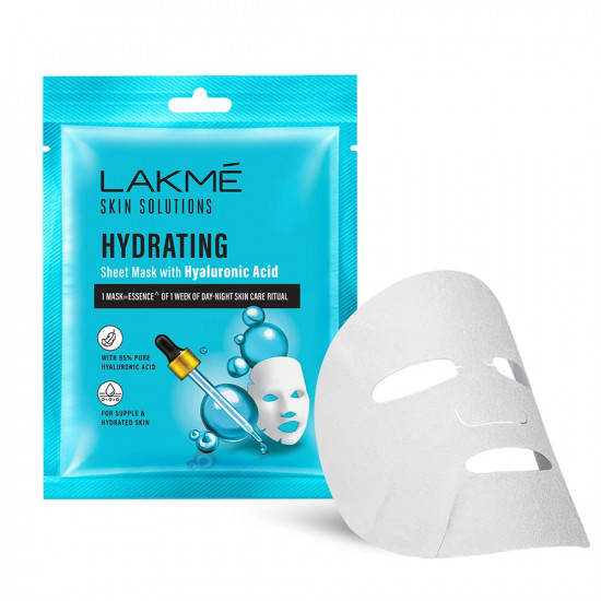 LAKMÉ Solutions Sheet Mask Hydrating with Hyaluronic Acid 25ml
