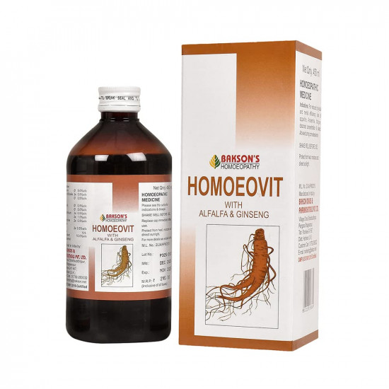 Dr. Bakshi's BAKSON'S HOMOEOPATHY Homoeovit Syrup (450 ML)