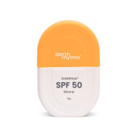 Earth Rhythm Mineral Sunscreen Serum SPF 50 with Zinc Oxide & Vitamin E | Light and non-greasy Texture | Face serum with SPF 50, Sunserum| All skin types | Unisex – 50g