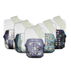 Mother Sparsh Plant Powered Cloth Diaper for Babies - Organic Cotton, Adjustable Fit