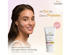 R&G SunSafe SPF 50 Sunscreen 50 ml | Broad Spectrum PA+++ | Protection Against UVA-UVB Rays | Non-Sticky & Non-Patchy | Water Resistant Sunscreen | For Women & Men