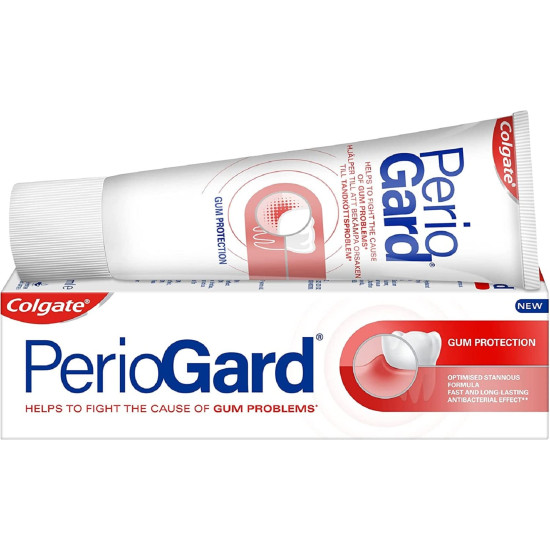 Colgate PerioGard Gum Protection Toothpaste 90g and MouthWash 250ml Helps Fight Plaque Bacteria Dual active Formula Helps To Keep Gums Healthy