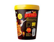 MasterChow Instant Cup Noodles - 2x Spicy Korean Noodles | Delicious Saucy Authentic Korean Taste With Extra Veggies | 100g