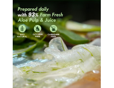 Nat Habit Pure Aloe Vera Face Gel For Healthy Skin & Hair, Natural Oil Free Moisturizer & Anti-Dandruff (Pack of 2 X 80g)