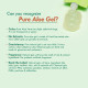 Nat Habit Pure Aloe Vera Face Gel For Healthy Skin & Hair, Natural Oil Free Moisturizer & Anti-Dandruff (Pack of 2 X 80g)