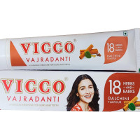 Vicco Vajradanti Paste Dalchini Flavour (80gm) by JV - Pack of 3 Vicco Vajradanti Paste Dalchini Flavour (80gm) by JV - Pack of 3