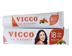 Vicco Vajradanti Paste Dalchini Flavour (80gm) by JV - Pack of 3