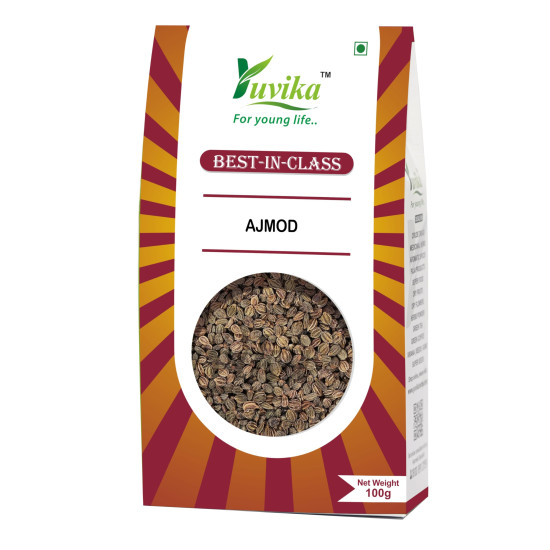 Yuvika Ajmod - Apium Graveolens - Celery Seeds - Tukham Karfas - Indian Stone Parsley 100 Grams