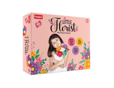 Funskool Handyfcrafts Little Florist,Make 16 Foam Flowers,30+ Interesting Facts About Flowers, Arts and Craft Kit DIY Kit, Ages 6 and Above, Multicolor