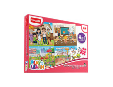 Funskool Play & Learn-My Memorable Moments 4in1,Educational,4x30 Pieces,Puzzle,for 4 Year Old Kids and Above,Toy