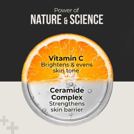 Dr. Sheth's Ceramide & Vitamin C Body Wash | For Bright, Healthy & Glowing Skin | Exfoliates & Evens Skin Tone | 4% Actives (1% Lactic Acid, 1% Glycolic Acid & 2% Niacinamide) | Sulphate Free | Gentle Exfoliating Shower Gel