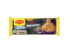 MAGGI 2-Minute Spicy Manchurian Noodles, Easy to Cook Instant Noodles, 244g