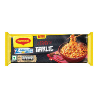 MAGGI 2-Minute Spicy Garlic Noodles, Easy to Cook Instant Noodles, Tasty Twist of Spicy & Garlic, 248g MAGGI 2-Minute Spicy Garlic Noodles, Easy to Cook Instant Noodles, Tasty Twist of Spicy & Garlic, 248g