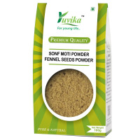 Yuvika Sonf Moti Powder - Saunf Moti Powder - Fennel Seeds - Foeniculum Vulgare 100 Grams