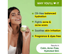 DOT & KEY Cica + Niacinamide Oil-Free Face Moisturizer For Calm, Acne Free Hydrated Skin Fades Acne Scars & Dark Spots, Soothes Redness & Irritation | For Oily, Acne Prone & Sensitive Skin | 60Ml Jar