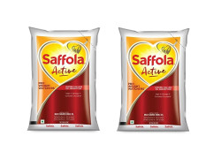 Saffola Active Refined Oil - Pro Weight Watchers Edible Oil 1 Litre Pouch
