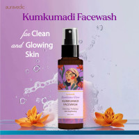Auravedic Kumkumadi Face Wash For Dry Skin Women Men Best Facewash For Acne and Dark Spots Kumkumadi Oil Niacinamide Face Wash For Oily Skin Dry and Combination Brightening Skincare Routine
