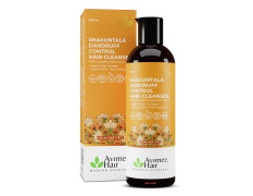 Avimee Herbal Shakuntala Dandruff Cleanser | Fights Dandruff & Moisturises Scalp Naturally | With Aloe Vera, Apple Cider Vinegar, Tea Tree Oil & Neem Oil | 200 ml